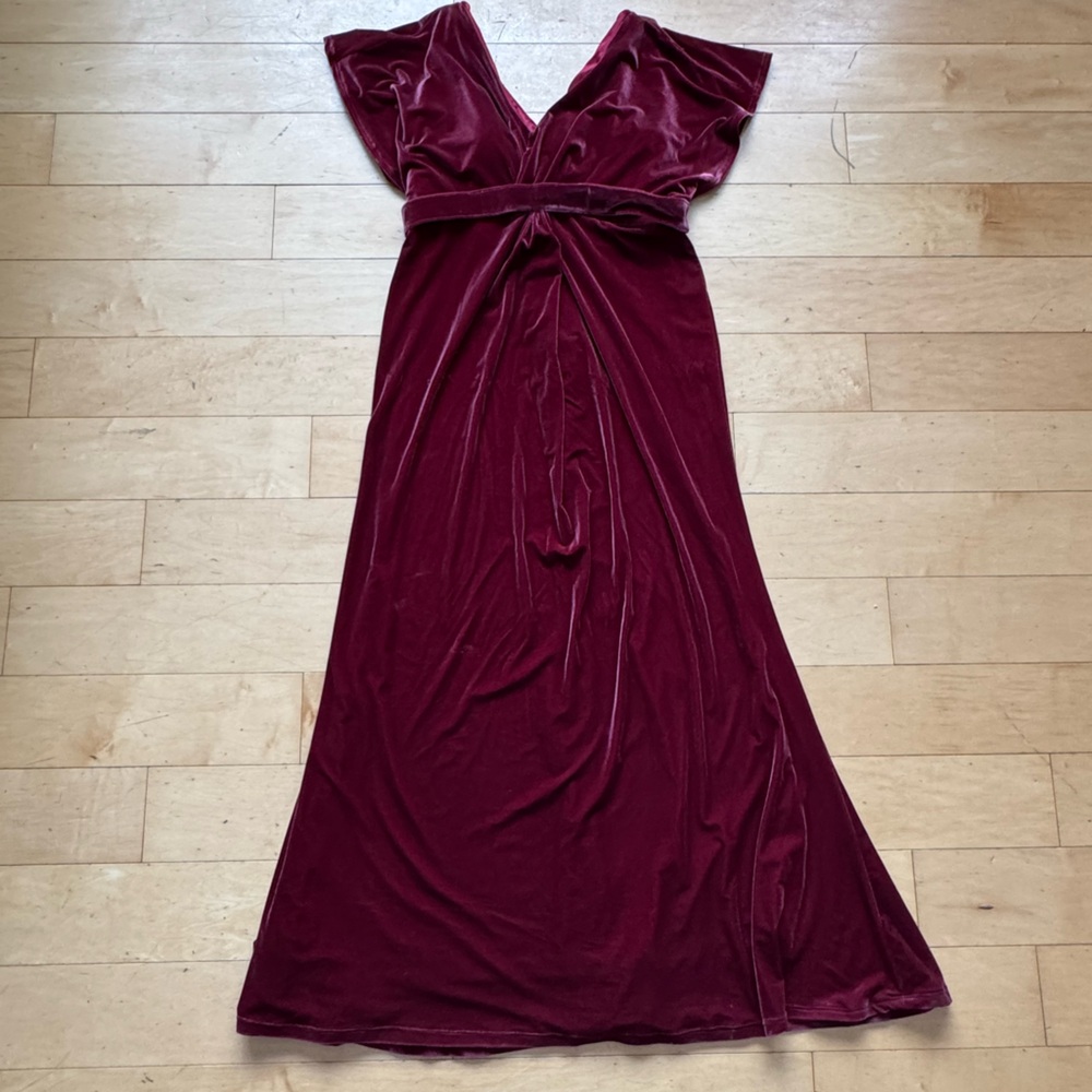 Revelry‎ Velvet Dress, Sz 16, cocktail, formal, wedding, bridesmaid, gala, party